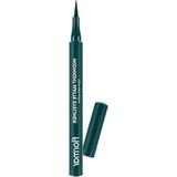 Yoğun Siyah Esnek Keçe Uçlu Eyeliner - Mat Bitiş
