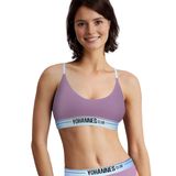 Yohannes Club, Kadın, Lastik Kemerli Bralet Sütyen (Lila, Large (L))