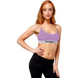 Yohannes Club, Kadın, Lastik Kemerli Bralet Sütyen (Lila, XLarge (XL))