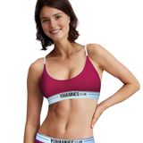 Yohannes Club, Kadın, Lastik Kemerli Bralet Sütyen (Pembe, XLarge (XL))