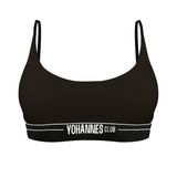 Yohannes Club, Kadın, Lastik Kemerli Bralet Sütyen (Siyah, Medium (M))