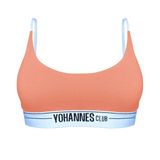 Yohannes Club, Kadın, Lastik Kemerli Bralet Sütyen (Somon, Small (S))
