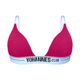 Yohannes Club, Kadın, Lastikli Üçgen Sütyen (Pembe, Small (S))