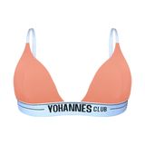 Yohannes Club, Kadın, Lastikli Üçgen Sütyen (Somon, Small (S))