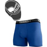 Yohannes Club, Özel Bölmeli Erkek Boxer, Pamuklu, Elastik Bel Bantlı, Rahat, Şık, Sağlıklı (SAKS MAVİSİ, SMALL (S))