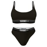 YohannesClub, Kadın, İç Çamaşırı Takımı, (Bralet Sütyen-Bikini Külot) (Siyah, Small (S))