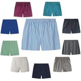YohannesClub Poplin Boxer Erkek, (Tekli, 2'li, 3'lü ve 5'li Seçenekli)% 100 Pamuklu POPLİN Kumaş Boxer (5'Lİ CANLI RENKLER, 2X-LARGE)