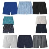 YohannesClub Poplin Boxer Erkek, (Tekli, 2'li, 3'lü ve 5'li Seçenekli)% 100 Pamuklu POPLİN Kumaş Boxer (5'Lİ KOYU RENKLER, MEDİUM)