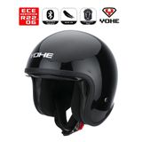 Yohe 880 Motor Kaskı Shiny Black