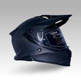 YOHE FG601 Kask Karbon Full Face Motosiklet Mat Siyah Çift Vizör UV Bluetooth Yuvalı ECE 22.06 MIPS (M)