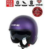 Yohe Motosiklet Kaskı 880-SHINY-TITANIUM-PURPLE