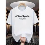 Yoho Sport - Los Angels GoldenState Baskılı Oversize Tshirt Beyaz M