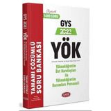 YÖK Üst Kuruluşları ile YÖK Personeli GYS Tamamı Çözümlü Soru Bankası - Data Yayınları