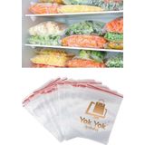 Yok Yok Ambalaj Kilitli Koruyucu Buzdolabı Poşeti Naylon Torba 19X25Cm 100 Adet 1 Paket