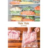 Yok Yok Ambalaj Naylon Torba 25X40Cm Üçlük Şeffaf Şeker Bakliyat Bakkaliye Torbası/Dolap Poşeti Kalın 1Kg