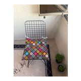 yok yok evim eve dair her şey 9 Puntalı Etnik Desenli POFUDUK Salon Balkon Bahçe Mutfak Sandalye Minderi