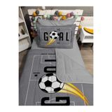 yok yok evim eve dair her şey Kapitone FUTBOL desenli 4parça(%100PAMUK 100X200 LASTİKLİ ÇARŞAFLI)tek Kişilik Yatak Örtüsü Takımı
