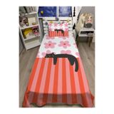 yok yok evim eve dair her şey YAZ RENKLERİNİN ENERJİSİ Fashion pets CAT Desenli Bebek Çocuk Tek Kişilik PİKE ve YASTIK KILIFI Yatak Örtüsü seti