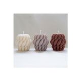 Yok Yok Silikon Kalıbı Örgü Desenli Mum Kalıbı Küçük Boy 5,5x5,5cm