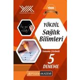 YÖKDİL Sağlık Bilimleri Tamamı Çözümlü 5 Deneme - Pegem Akademi Yayınları Komisyon