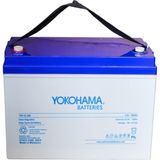Yokohama Yh-26919 12V 100Ah Tam Bakımsız Deep Cycle Jel Akü 330X172x218mm Yeni Tarihli Taze Akü
