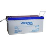 Yokohama YH-27019 12V 200AH Tam Bakımsız Deep Cycle Jel Akü (532X240X221MM) - Siyah