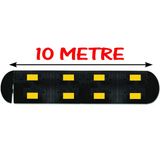 Yol Hız Kesici Kauçuk Hız Kesici Kasis Kauçuk Şaseli Yol Kasisi 10 Metre (50X40 Cm)