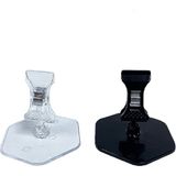 Yol Market Ayaklı Mini Mandal - Şeffaf (Pakette 10 Adet)