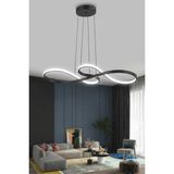Yol Modern Sarkıt Mutfak, Balkon LED Avize - Siyah - Beyaz Işık