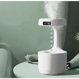 Yollayenilensin LZ-599 Anti Gravity Su Damlası Buhar Makinesi Nemlendirici LED Ekran USB Aromaterapi - Çok Renkli