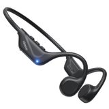 Yomdud Kemik İletimli Kulaklıklar, Mikrofonlu Açık Kulak Kablosuz Tasarımı, Bluetooth 5.4,10H Çalma Süresi ve IPX5 Su Geçirmez, Koşu ve Doğa Sporları için İdeal (Siyah)