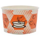 Yön Ambalaj 16 Oz Karton Çorba Kase + Kapak 25 Li