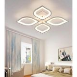 Yonca 4 Plafonyer Lüks Modern 4'lü Günışığı Ledli Avize - Beyaz