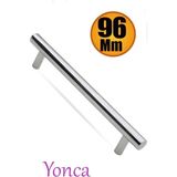 Yonca 96 mm - 9.6 cm Metal Parlak Krom Mobilya Mutfak Dolap Çekmece Dolabı Kulpu Kulbu Kulpları. - Standart