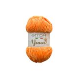 Yonca Baby Kadife Örgü İpi Açık Turuncu%100 Polyester 100g 120m (70290)