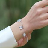 Yonca Bvlgari Zirkon Taşlı Gümüş Bileklik