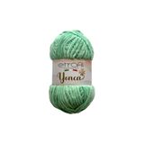 Yonca Kadife Örgü İpi Açık Yeşil%100 Polyester 100g 120m (70411)