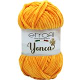 Yonca Kadife Örgü İpi Altın Sarısı%100 Polyester 100g 120m (72243)