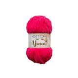 Yonca Kadife Örgü İpi Canlı Fuşya%100 Polyester 100g 120m (70319)