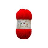 Yonca Kadife Örgü İpi Kırmızı%100 Polyester 100g 120m (70321)