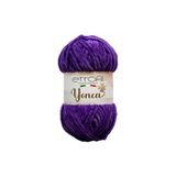 Yonca Kadife Örgü İpi Mor%100 Polyester 100g 120m (70610)