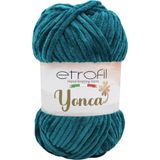 Yonca Kadife Örgü İpi Petrol Mavi%100 Polyester 100g 120m (74313)