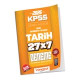Yönerge Yayınları 2026 KPSS Tarih 27 x 7 Deneme Çözümlü -