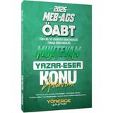 Yönerge Yayınları 2026 Öabt Meb-Ags Türkçe-Türk Dili Edebiyatı Muhtevam Yazar Eser Konu Anlatımı
