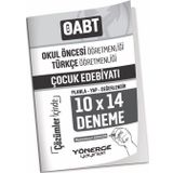 Yönerge Yayınları ÖABT Okul Öncesi Türkçe Öğretmenliği Çocuk Edebiyatı 10x14 Deneme Çözümlü Yönerge Yayınları