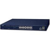 Yönetilebilir Gigabit Switch (Managed Gigabit Switch)16-port 10/100/1000Base-T2 x 100/1000BASE-X mini-GBIC/SFP yuva1 x Konsol portReset düğmesi (sistem fabrika ayarlarına dönmek için)