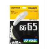 Yonex BG65 10 m Amber Beyazı Badminton Kordajı