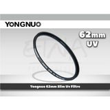 Yongnuo 62mm Slim Uv Filtre