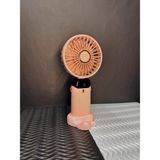 Yongtai Mini El Fanı Taşınabilir Kişisel Fan Asılı Boyun Fanı 90° Ayarlanabilir USB Şarj Edilebilir 5000MAH Küçük Masa Fanı 5 (Yurt Dışından) - Pembe