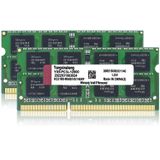 Yongxinsheng 8GB Kit (2 x 4GB) DDR3L/DDR3 Ram 1600MHz PC3L-12800S Sodimm Taşınabilir Bellek 204 Pinli CL11 Non-vb Arabelleksiz 1,35 V / 1,5 V 2Rx8 Dual Rank Dizüstü Bilgisayar Bellek Apple Mac Macbook iMac için